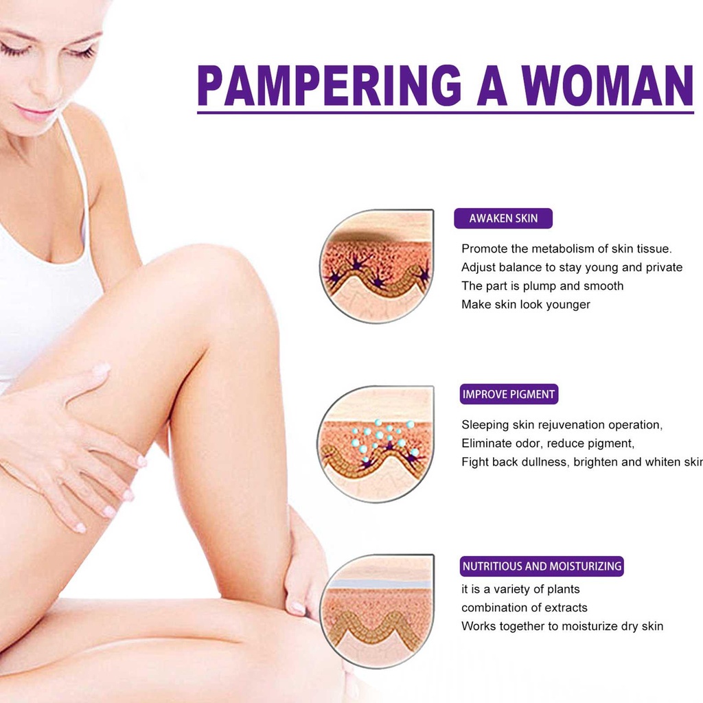 Kem Tẩy Trắng Vùng Da Dưới Cánh Tay / Đầu Gối / Môi / Toàn Thân S3Z8