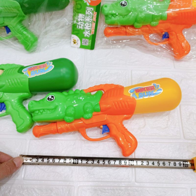 Đồ chơi trẻ em súng phun nước, súng bắn nước hình cá sấu vui nhộn cho bé