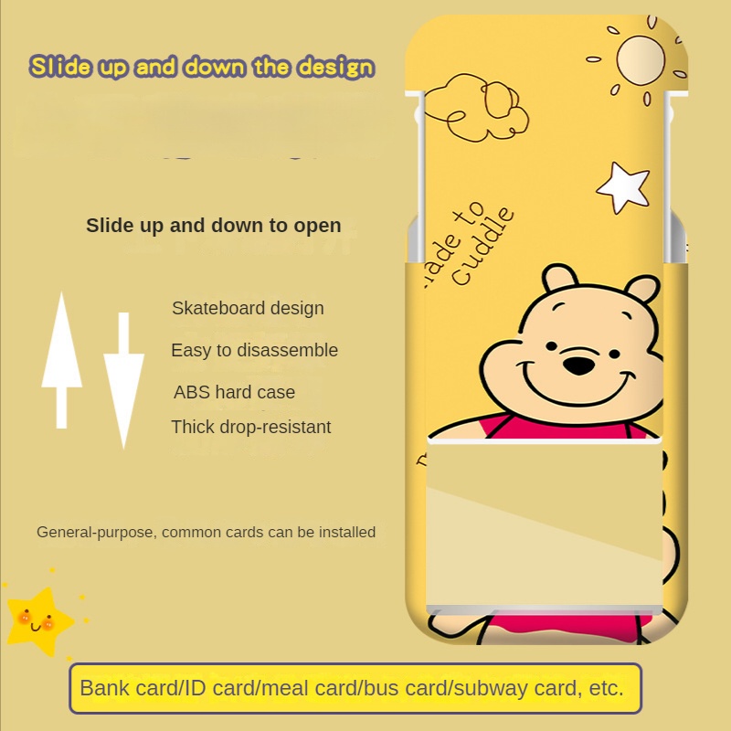 Dây đeo thẻ tên / Thẻ Học Sinh / Làm Việc Hoạt Hình D Y Eo Th T N / Hoạt Hình Gấu Pooh