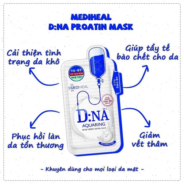 [MEDIHEAL VN] Mediheal Proatin Mask 25mL - Mặt Nạ Dưỡng Trắng, Phục Hồi Da, Chống Lão Hóa, Làm Dịu Da.