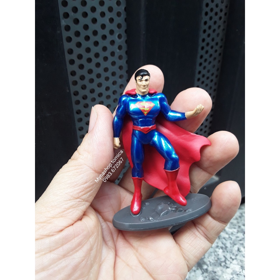 Mô hình nhân vật Superman Justice League, full hộp, size mini, vui lòng xem mô tả sản phẩm ạ