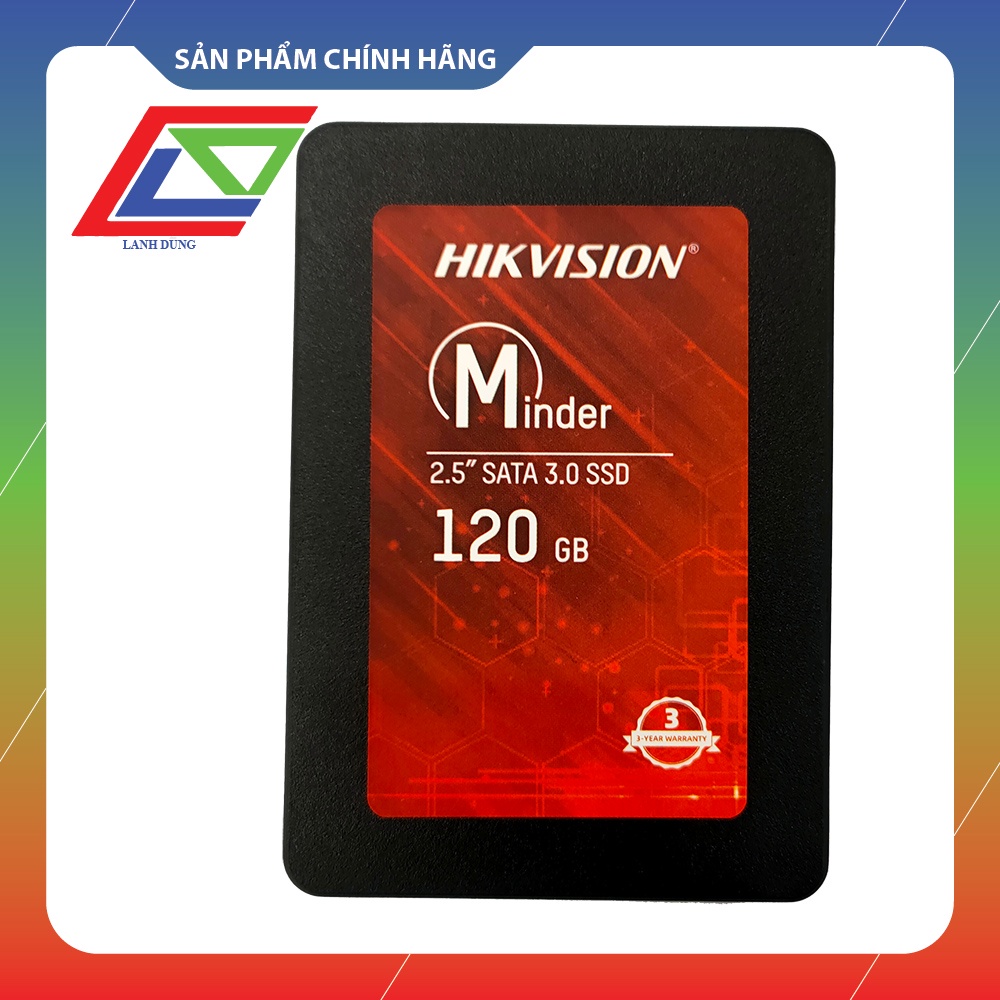 Ổ cứng SSD Hikvision Minder 120G - Hàng chính hãng bảo hành 36 tháng đổi mới