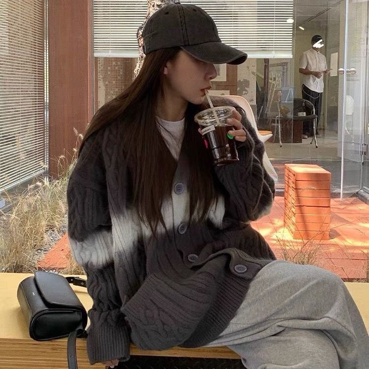 A514 ÁO KHOÁC LEN CARDIGAN 2 MÀU ĐỘC ĐÁO