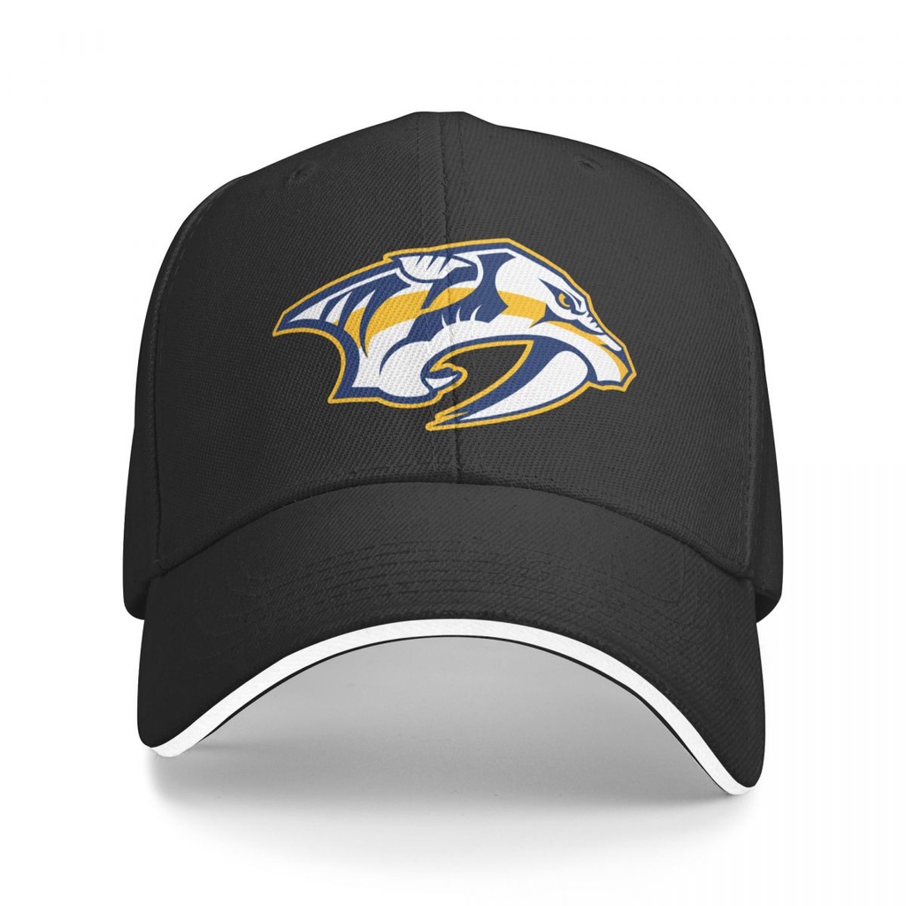 Mới Nashville Predators Logo NHL Mũ Bóng Chày Unisex Chất Lượng Polyester Mũ Nam Nữ Golf Chạy Chống 