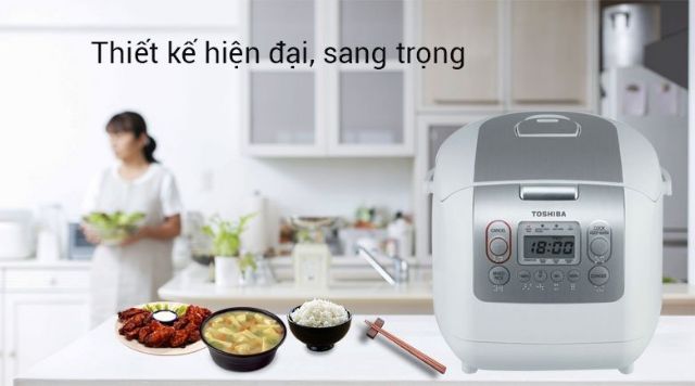 Nồi cơm điện tử Toshiba 1.8 lít.Hàng new bả hành chính hãng