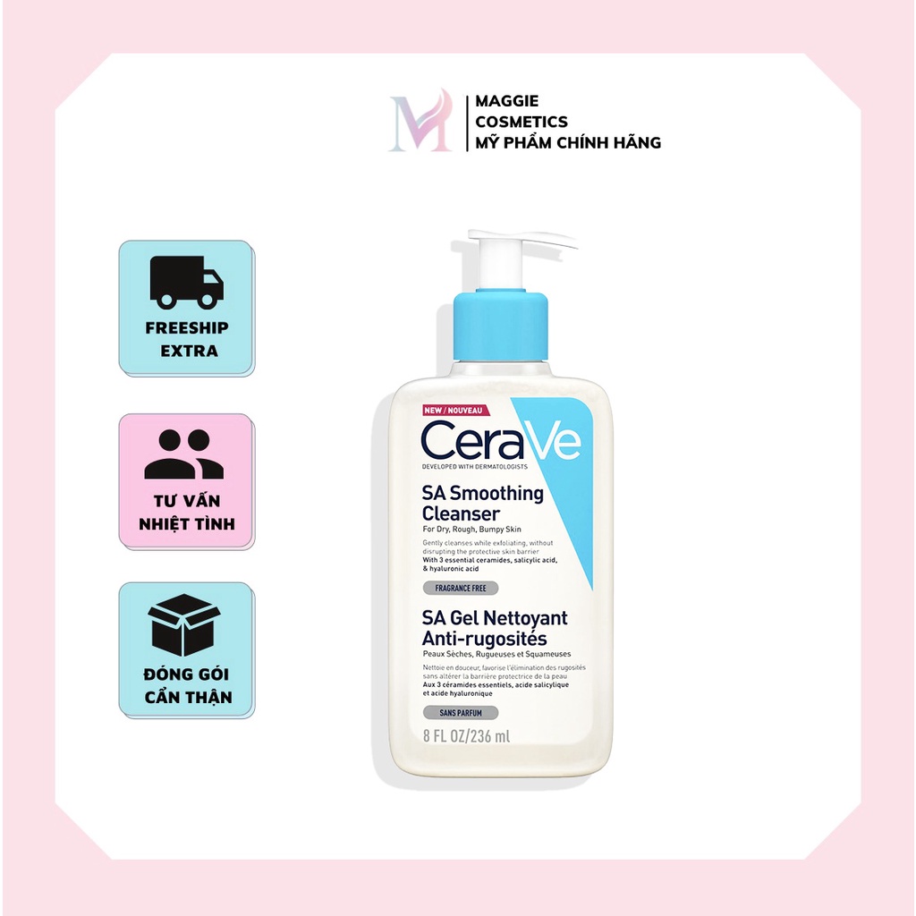 SỮA RỬA MẶT CERAVE SA SMOOTHING CLEANSER