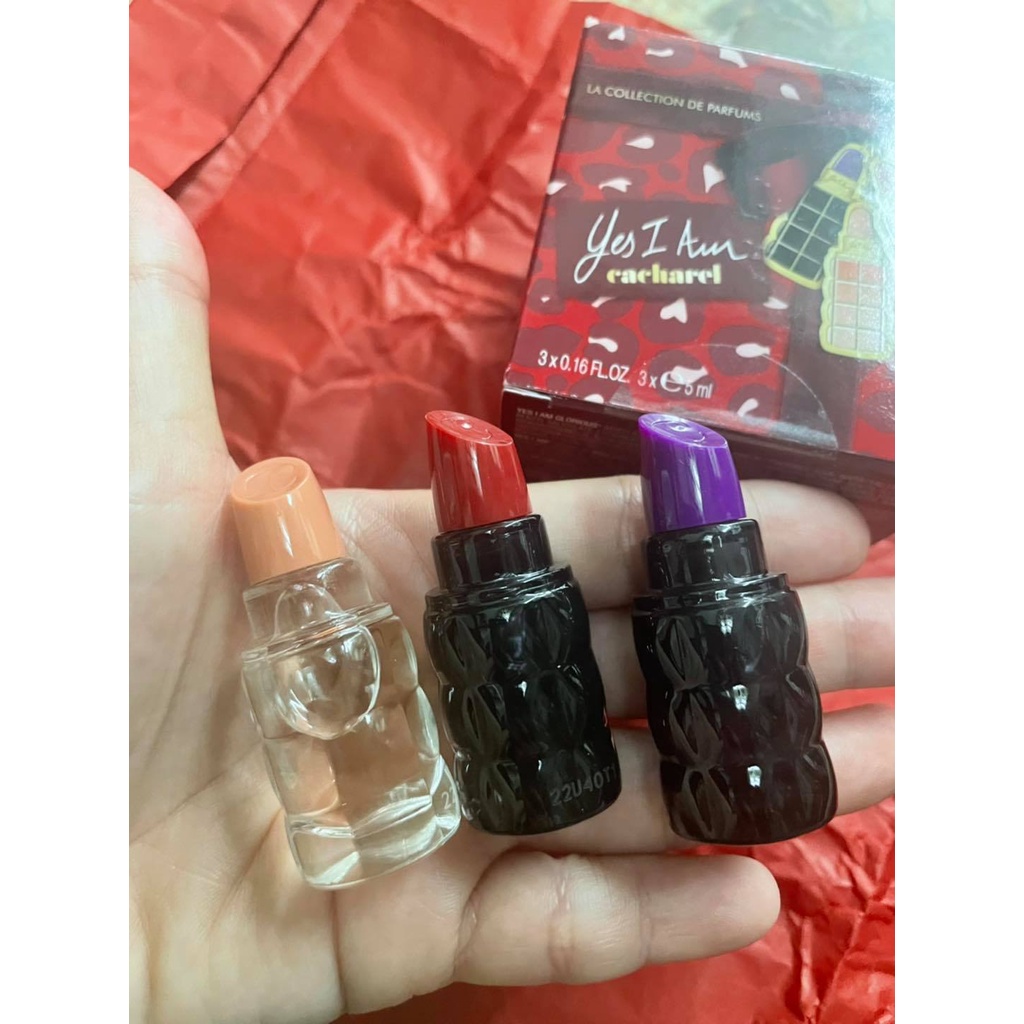 Set nước hoa 3 x 5ml Cacharel Yes I am