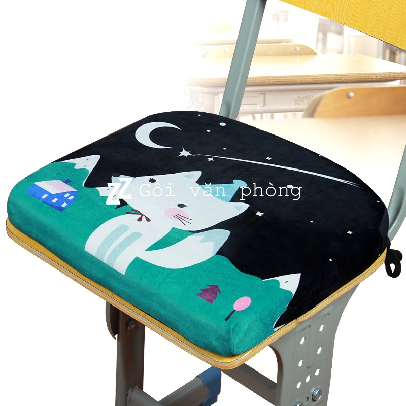 Gối lót ghế ngồi (đệm lót) học sinh, bàn học trẻ em GLM-09
