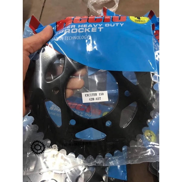 Dĩa tải sắt Recto Exciter 150,155 size 36 - 46 răng Chính hãng thái Lan