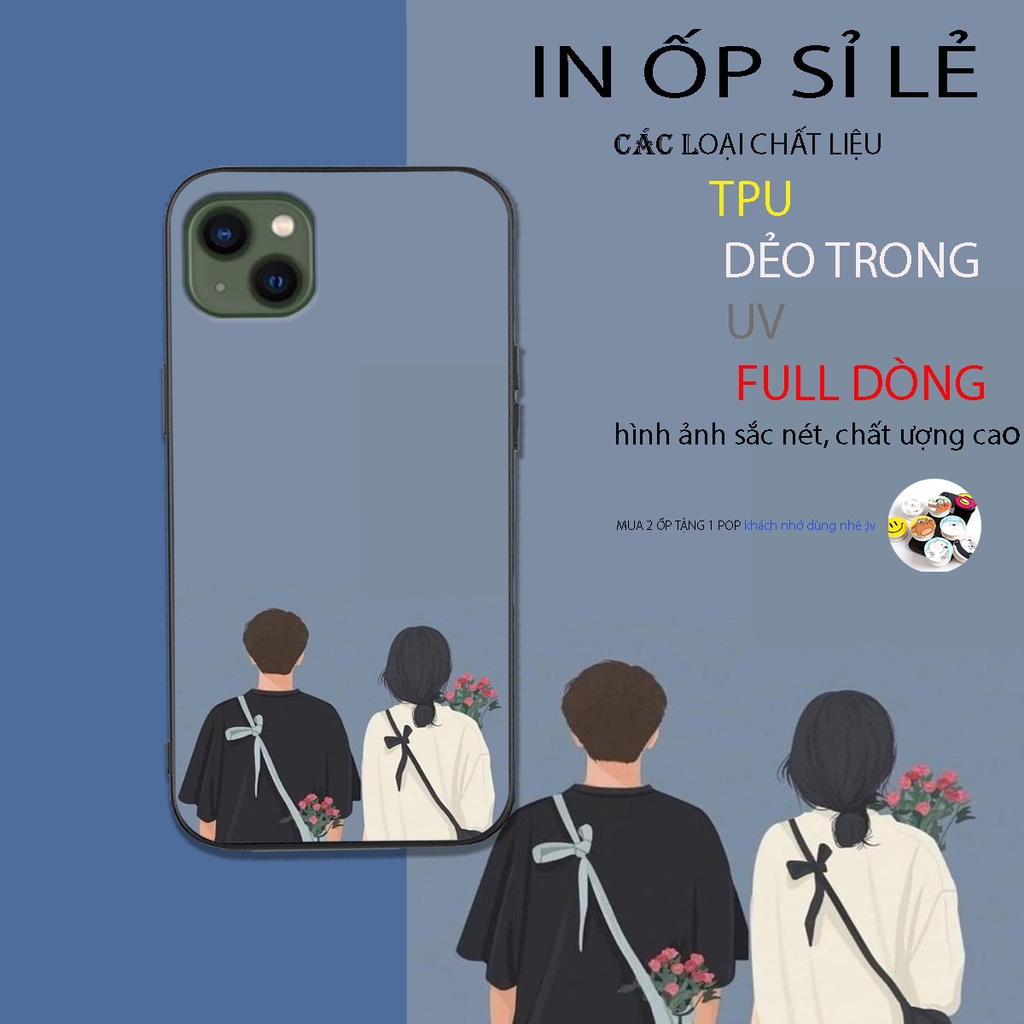 ốp lưng điện thoại Iphone 13 / 13 mini / 13 pro / 13 pro max trai xinh , gái đẹp thời trang