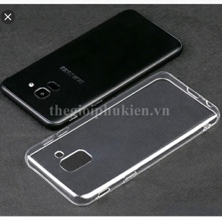 Ốp lưng dẻo cho Galaxy J6 2018 silicon trong suốt