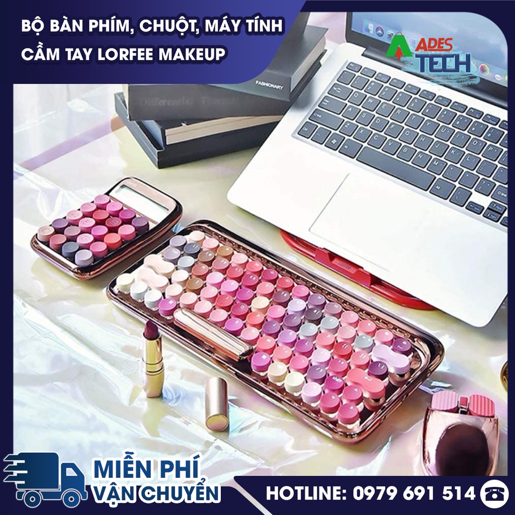 Bộ Bàn Phím, Chuột, Máy Tính Cầm Tay LOFREE MAKEUP BLOOM ROSE