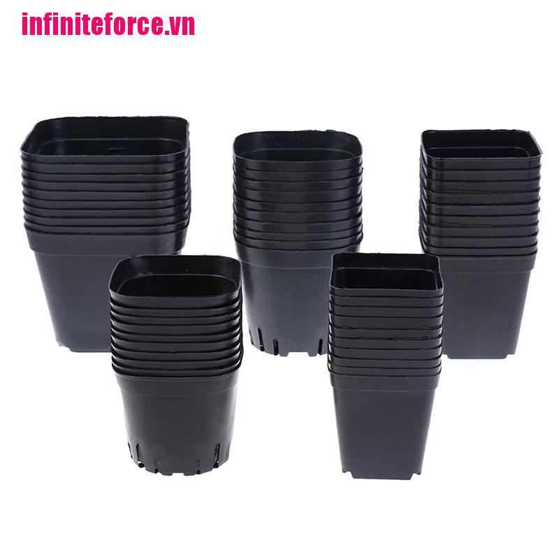 Bộ 10 Chậu Hoa Bằng Nhựa Xinh Xắn Chất Lượng