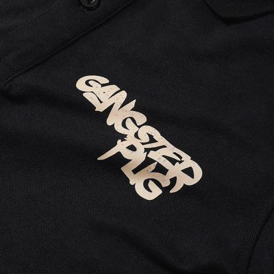 Áo phông thun polo nam Leo Vatino trắng đen tay ngắn lỡ cổ bẻ Gangster Galvin 51 | BigBuy360 - bigbuy360.vn