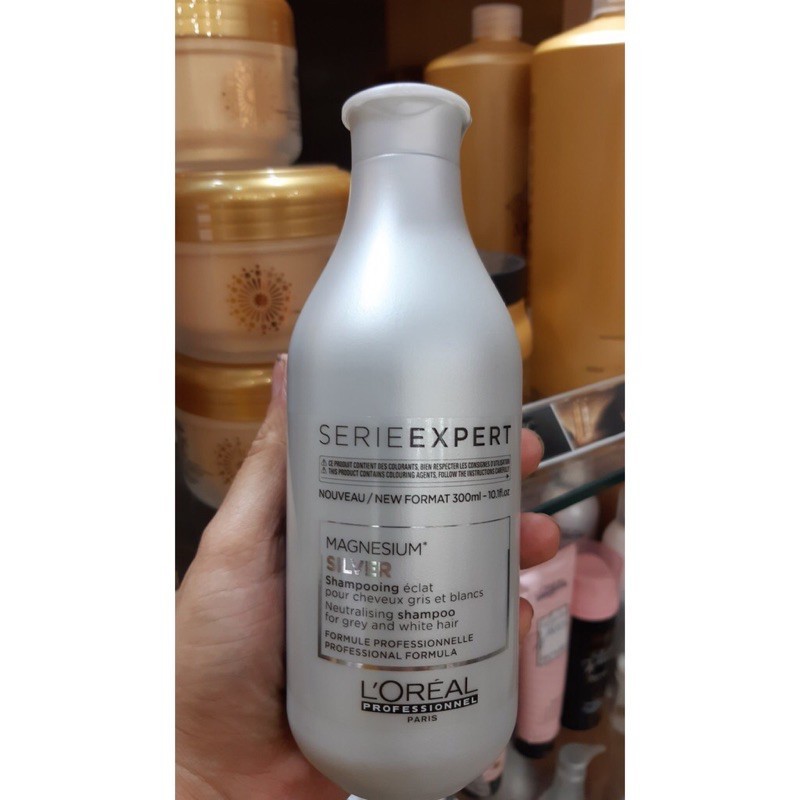 Dầu Gội Tím Loreal Silver Khử Ánh Sắc Vàng 300ml | BigBuy360 - bigbuy360.vn