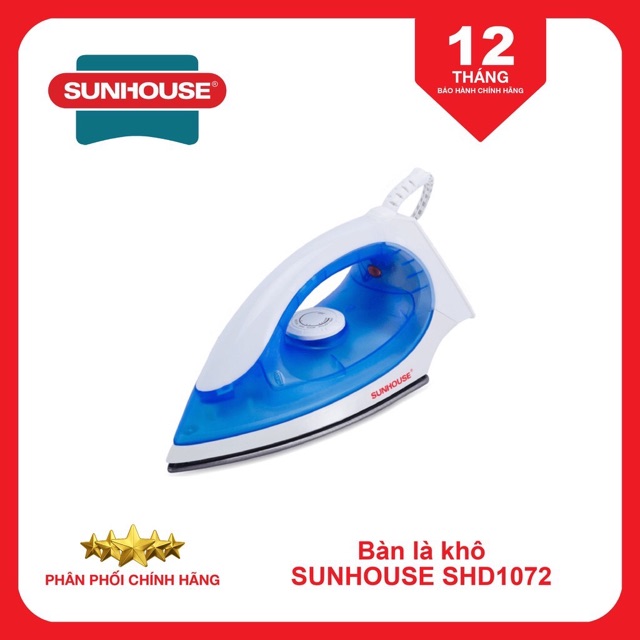 Bàn ủi khô Sunhouse SHD1072 - Hàng Chính Hãng.