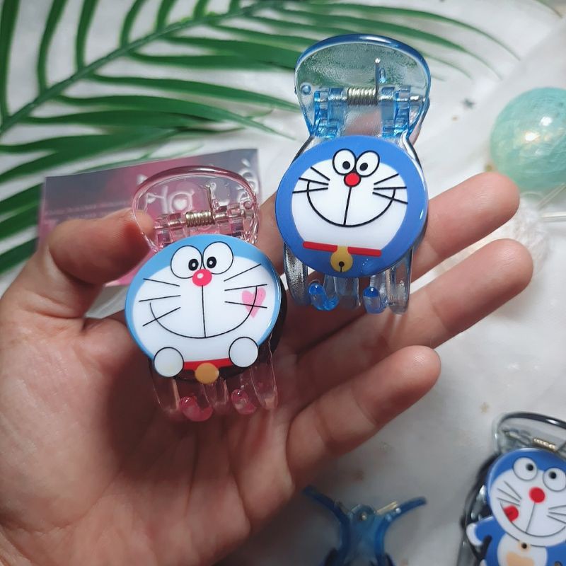 [HÀNG LOẠI 1] Kẹp càng cua doraemon 3 răng 5 răng hàng cao cấp dễ thương cho nữ thay buộc tóc kẹp tóc tóc ngắn tóc dài
