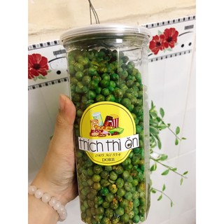 ĐẬU HÀ LAN SẤY TỎI ỚT - hủ pet 450g
