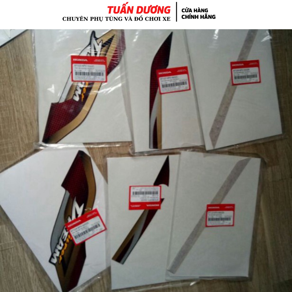 Tem Xe Dream Việt Kiểu Đời Zoăng Xanh ( trước năm 2010 ) Tem Caro dán xe supper dream hàng xịn Honda 100%