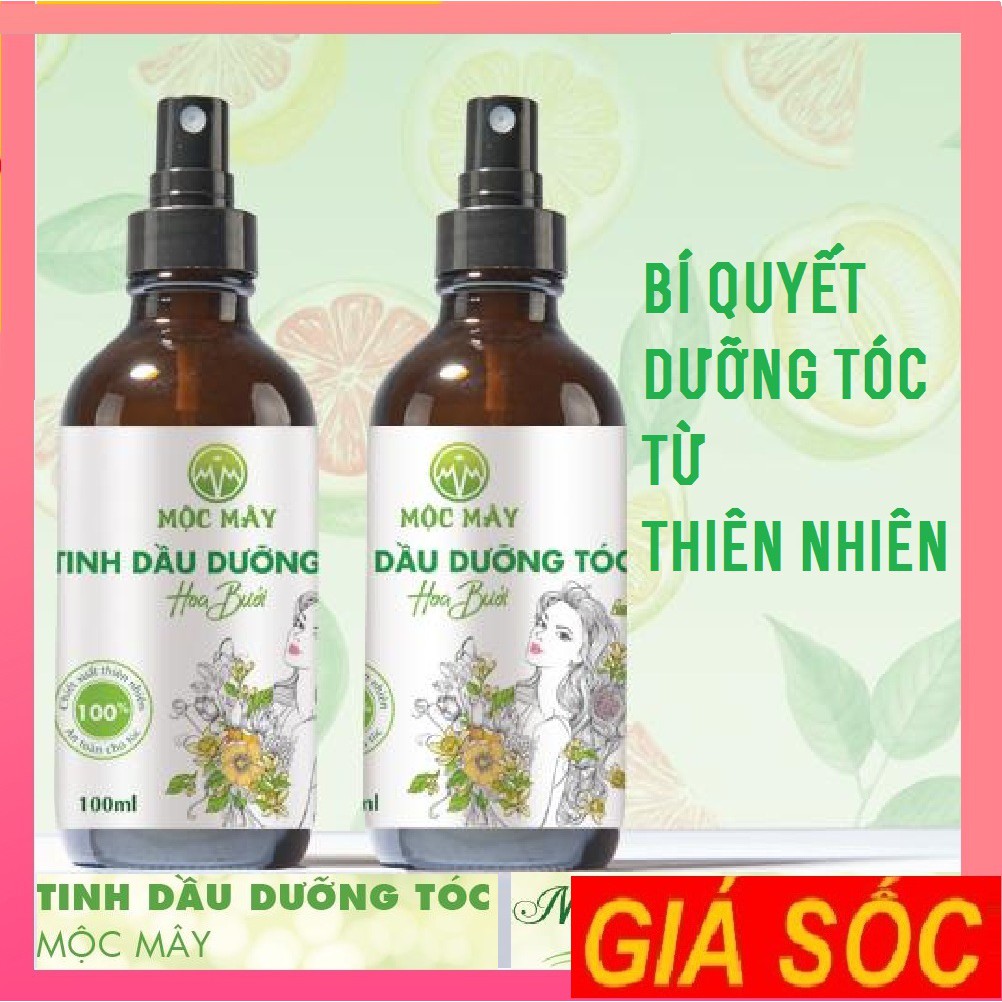 NƯỚC DƯỠNG TÓC TINH DẦU HOA BƯỞI - KÍCH THÍCH MỌC TÓC - TRỊ RỤNG TÓC - LÀM DÀI TÓC - PHỤC HỒI - TRỊ HÓI ĐẦU