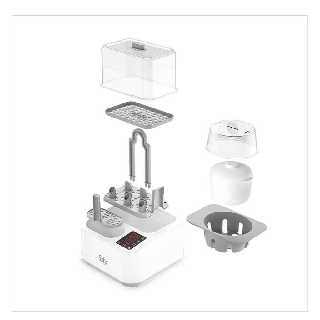 Máy tiệt trùng FATZBABY sấy khô nấu cháo thông minh tích hợp máy hâm sữa - CAPTAIN 2 - FB4315SL