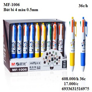 Bút bi 4 màu Miffi MF-1006