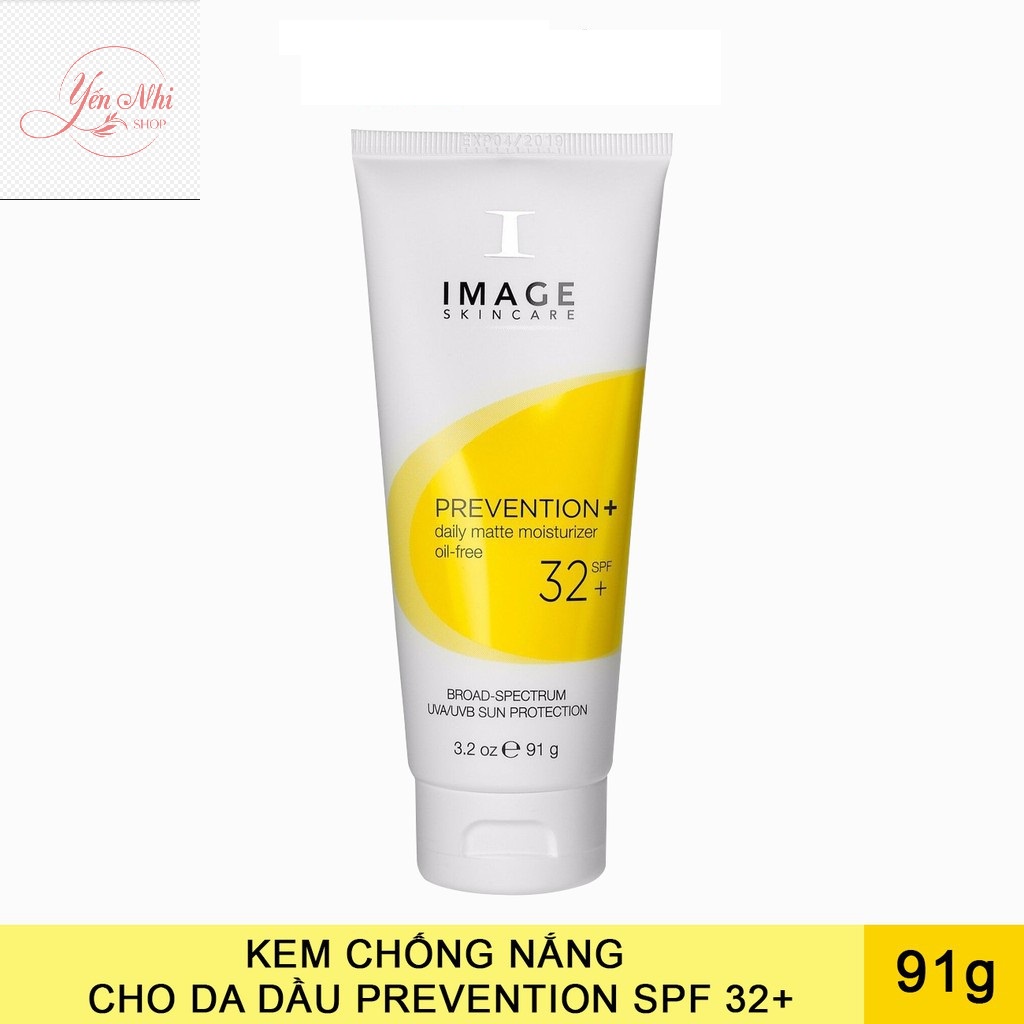 [HÀNG CÔNG TY]Kem chống nắng cho da dầu Image Skincare Prevention Daily Matte Moisturizer Oil Free SPF 32 91g