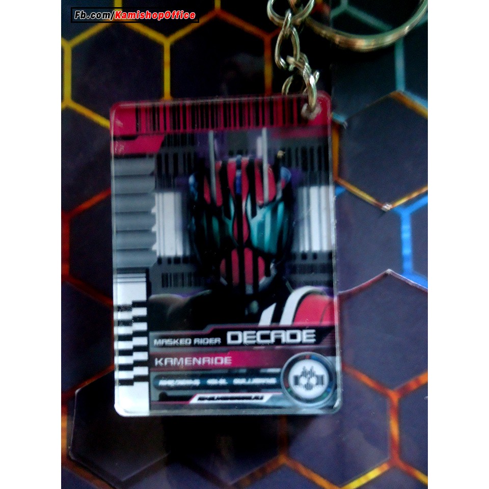 Móc khóa Mica Thẻ Kamen Rider