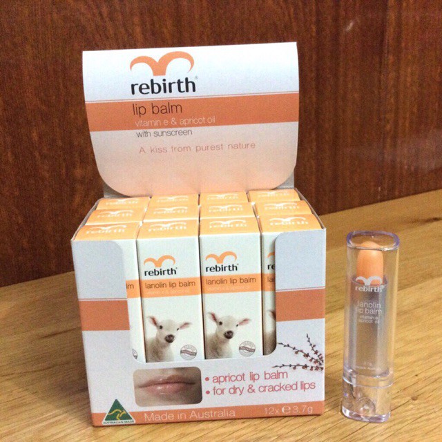 Son Chống Khô Và Nứt Nẻ Môi Rebirth Lanopearl - RB14