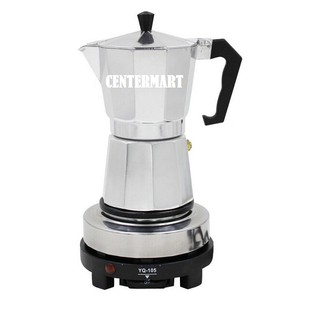 Combo bình moka pot 6 cup và bếp điện YQ-105