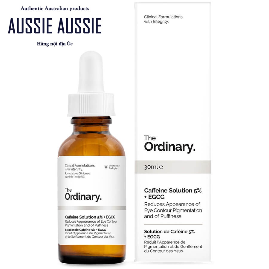 Serum dưỡng ngừa thâm bọng mắt The Ordinary Caffeine Solution 5% + EGCG 30ml Deciem aussie.vn