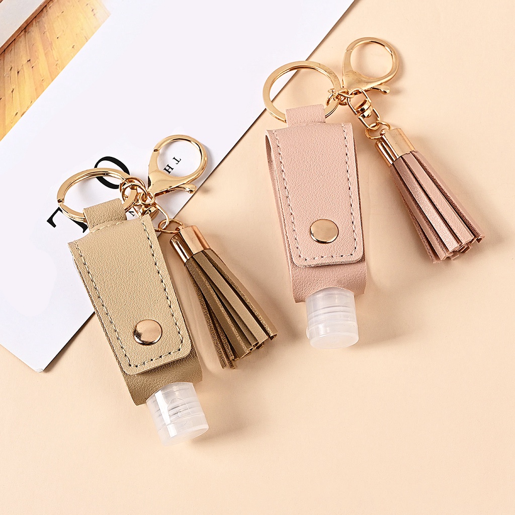 Chai đựng mỹ phẩm bằng da nắp lật có thể tái sử dụng dung tích 30ml
