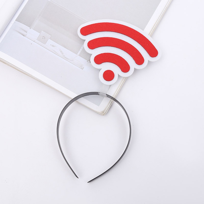 Băng đô cài tóc hình chấm than chấm hỏi hoạt hình vui nhộn cho tiệc sinh nhật Halloween