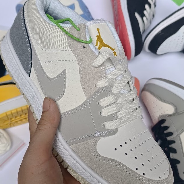 Giày thể thao Jordan 1 cổ thấp ⚡️𝐅𝐑𝐄𝐄 𝐒𝐇𝐈𝐏⚡️ Giày Sneaker JD1 Thấp cổ đủ màu đang làm bão thị trường 2021