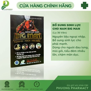 Bổ thận vương BIG MAN- hỗ trợ chức năng sinh lý ở nam giới ( 1 hộp x 36 viên ) [ Nhà Thuốc Minh ]