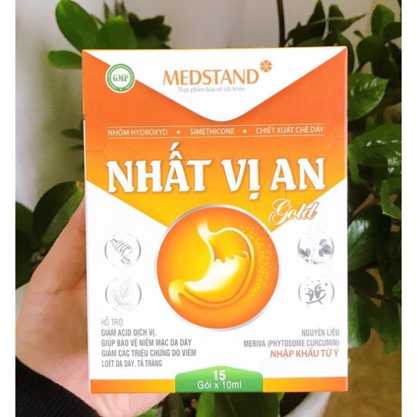 NHẤT VỊ AN GOLD – Hỗ trợ trung hòa acid, giảm nóng rát thượng vị, bảo vệ niêm mạc dạ dày