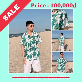 🔥giảm giá sốc 🔥 sơmi đũi đi biển giá cực sốc