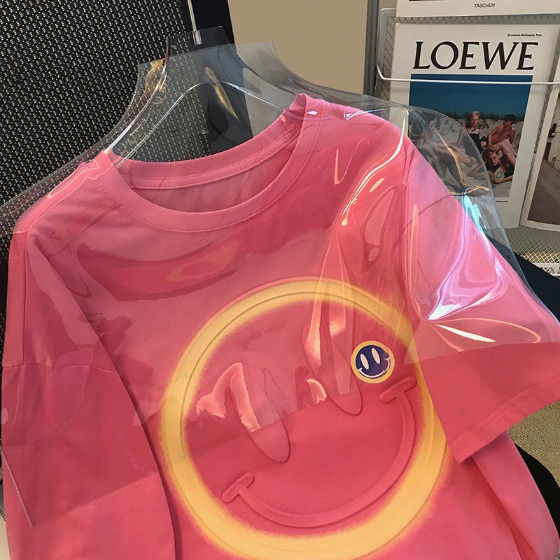 Áo Thun Tay Ngắn In Họa Tiết Thời Trang Mùa Hè Hàng Mới Dành Cho Nữ