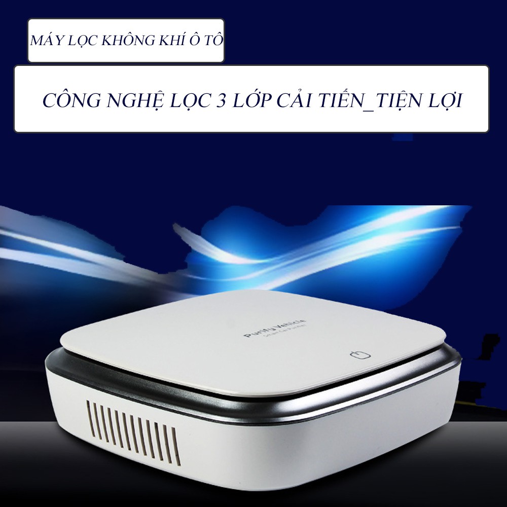 Máy lọc không khí, máy lọc không khí ô tô thông minh tiện lợi, công suất cực lớn, 3 lớp lọc nano, MUA NGAY!