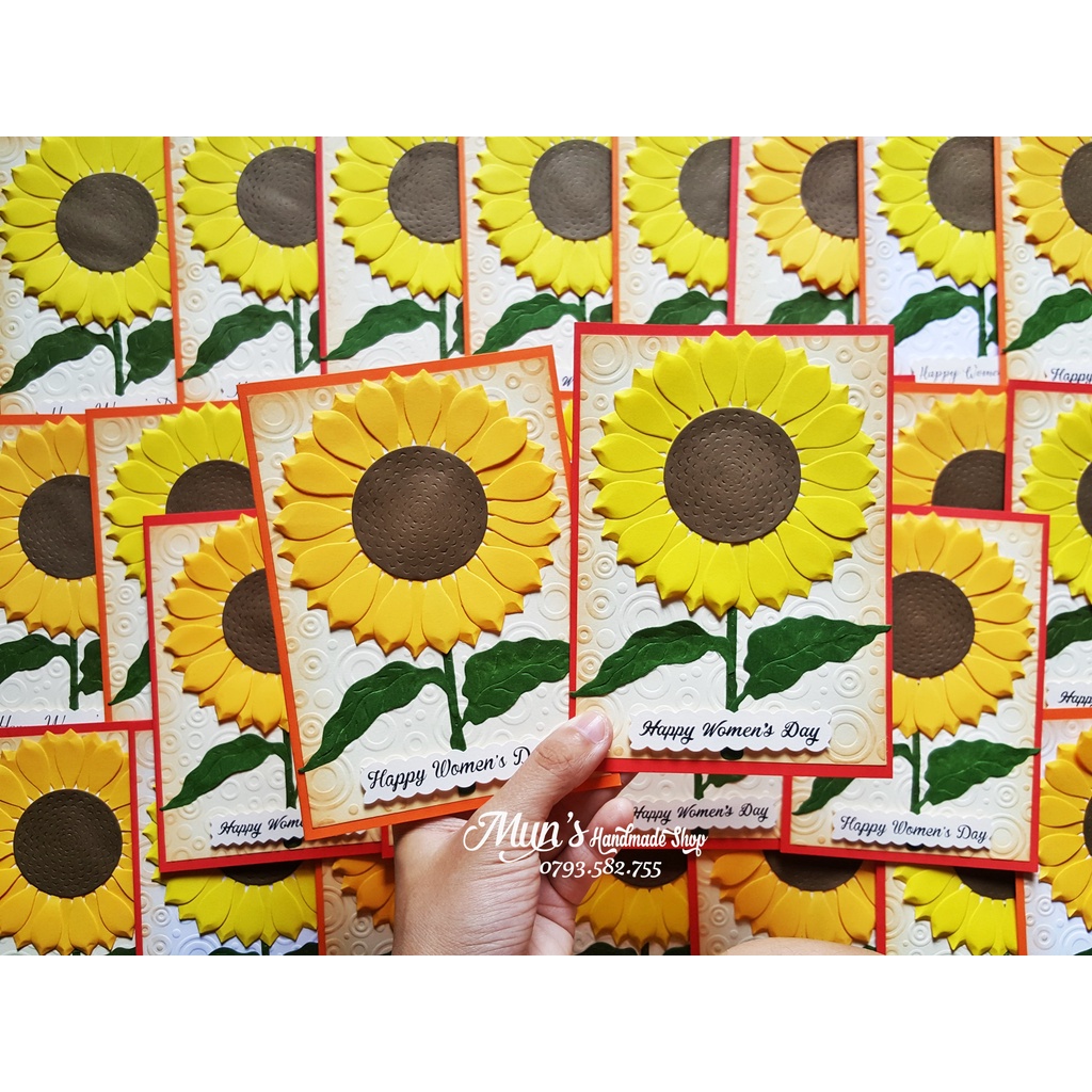 [30 MẪU] Thiệp quốc tế phụ nữ Happy Women's Day 8/3 handmade