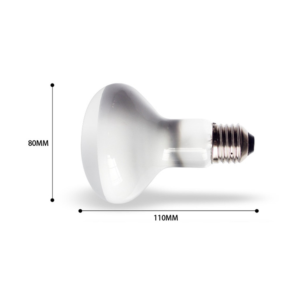 220V 100W E27 Bóng đèn cho bò sát Bóng đèn tia UVA UVB Ánh sáng cách nhiệt Đèn sưởi ấm Động vật lưỡng cư Nguồn cung cấp Kiểm soát nhiệt độ
