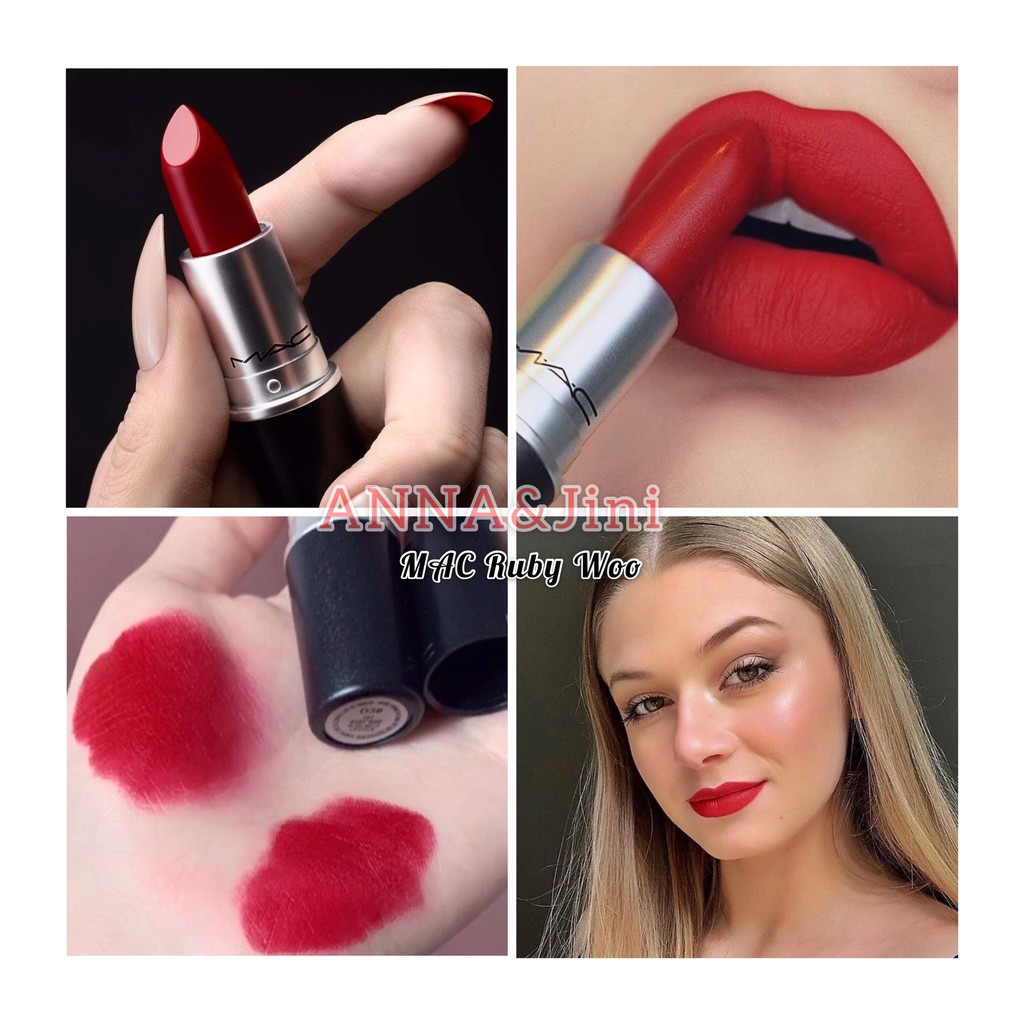 Son MAC Chili - Ruby woo - Lady Danger