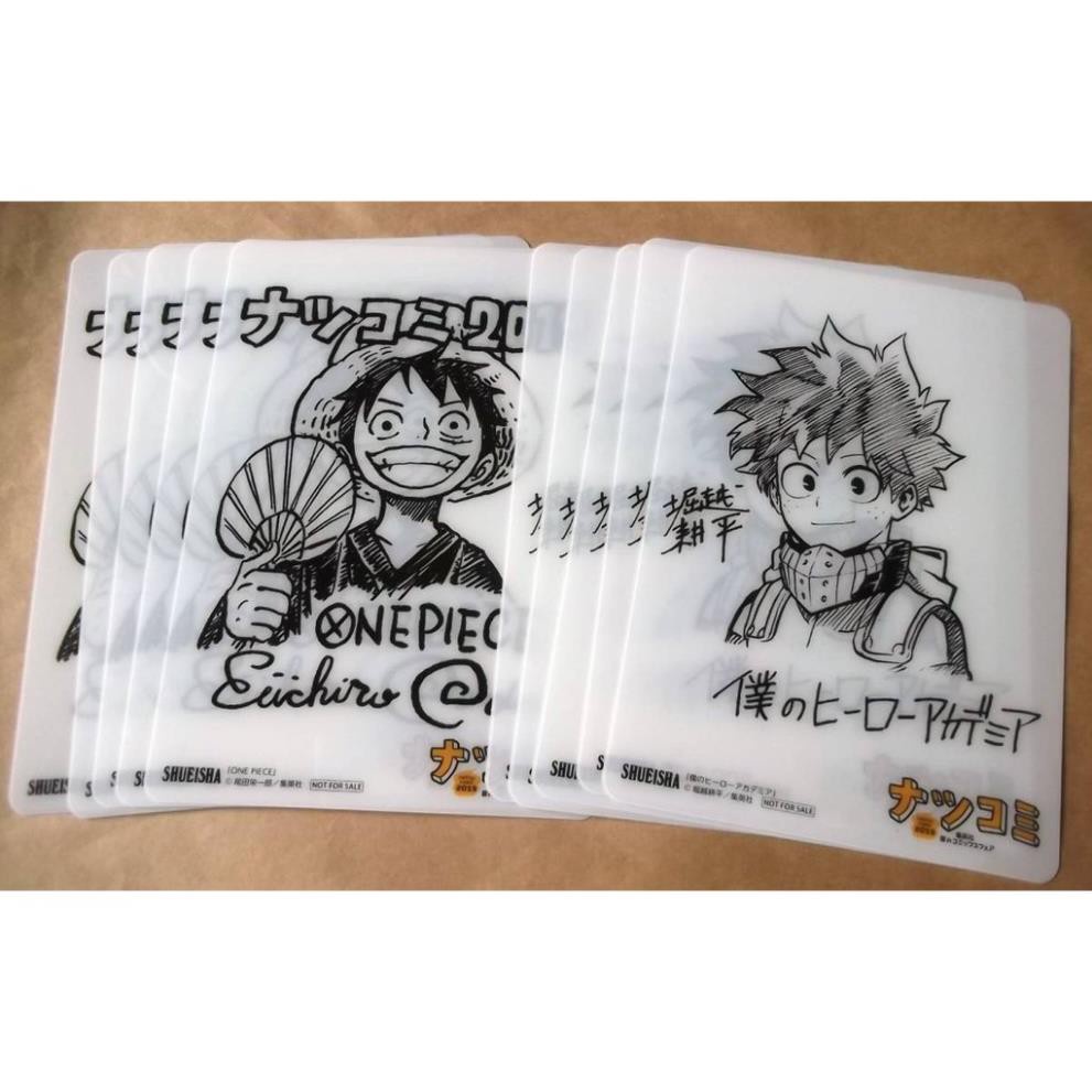 Set 2 Card Học Viện Anh Hùng - My Hero Academia Boku No Hero Academia  có chữ ký tác giả