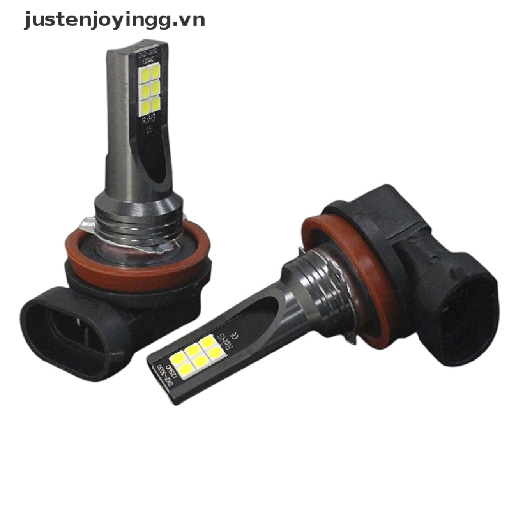 Đèn led sương mù H8 / H9 H11 3030 12smd 12v 6000k chất lượng cao