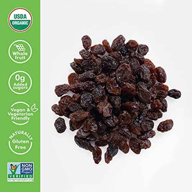 (Hàng air Mỹ - Date 2023) Nho khô 907g Organic SUNMAID Raisins