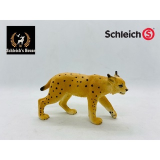 Mô hình động vật , đồ chơi con vật Schleich chính hãng Linh miêu ( mèo rừng ) 14822  - Schleich House