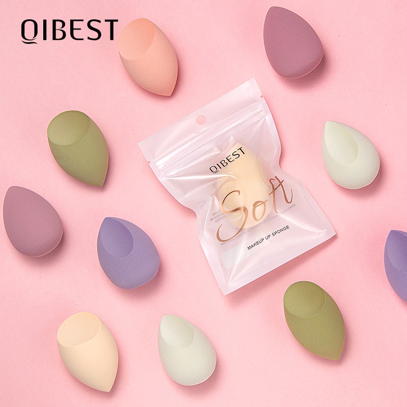 Mút Trang Điểm QIBEST 10g Trang Điểm Khô Và Ướt Đa Năng