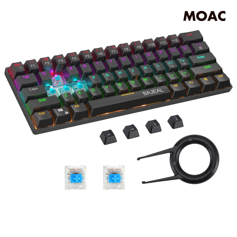 Bàn Phím Cơ Gaming 60% 61 Phím Chống Mờ Cho Game Thủ | BigBuy360 - bigbuy360.vn