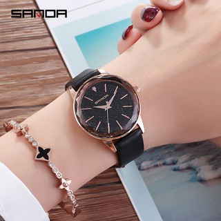 Đồng Hồ Nữ Chính Hãng SANDA 230 Dây Da Nhiều Màu