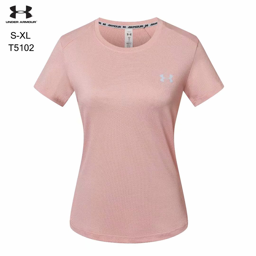 UNDER ARMOUR Áo Thun Nữ Cổ Tròn Ngắn Tay Thời Trang 2020